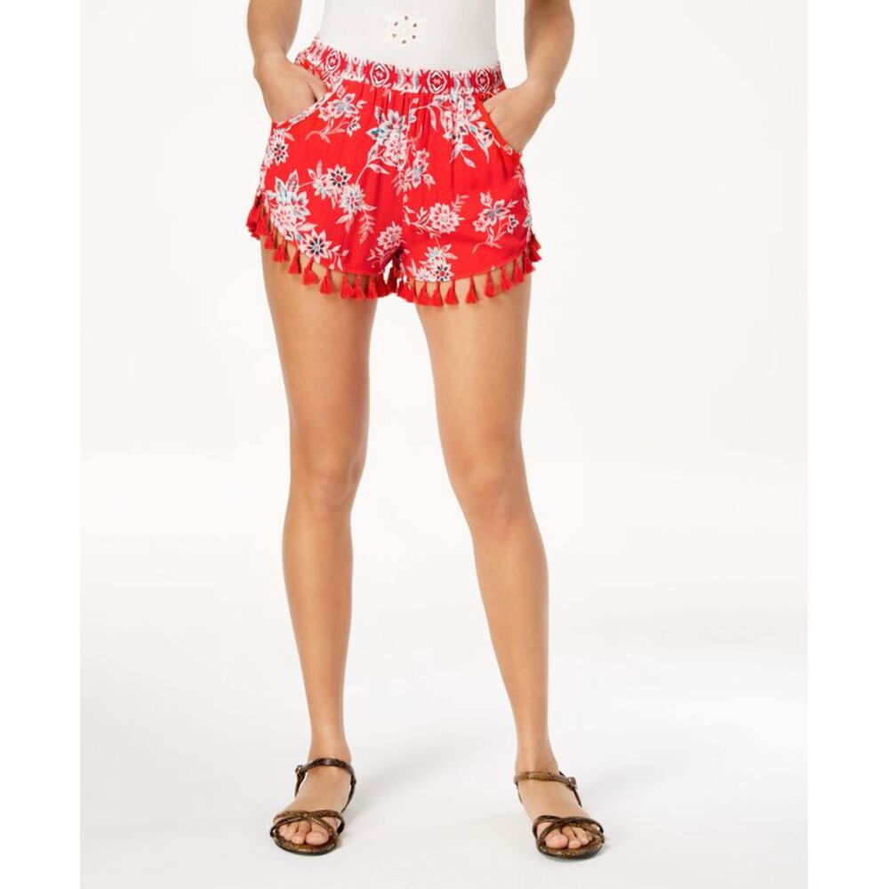 American Rag Juniors Printed Tassel Soft Shorts